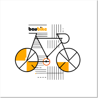 Bauhaus Bike Design for a Lover of Contemporary Art and Sport Posters and Art